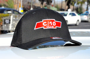 black c10 club apparel trucker hat 