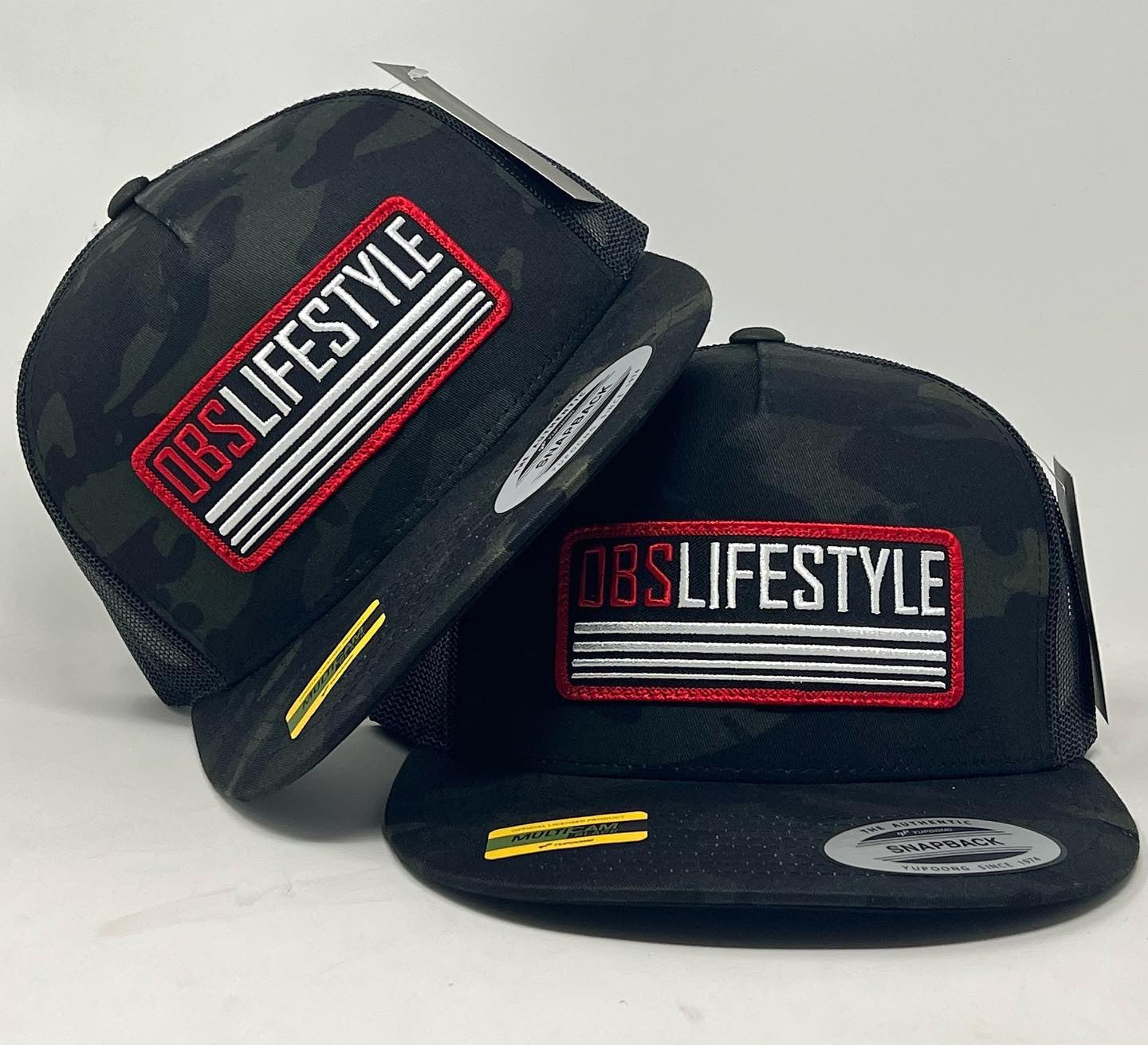 OBS Lifestyle Camo Trucker Patch Hat