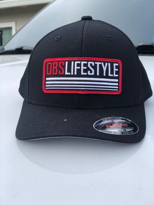 OBS lifestyle patch hat flexfit Flat bill