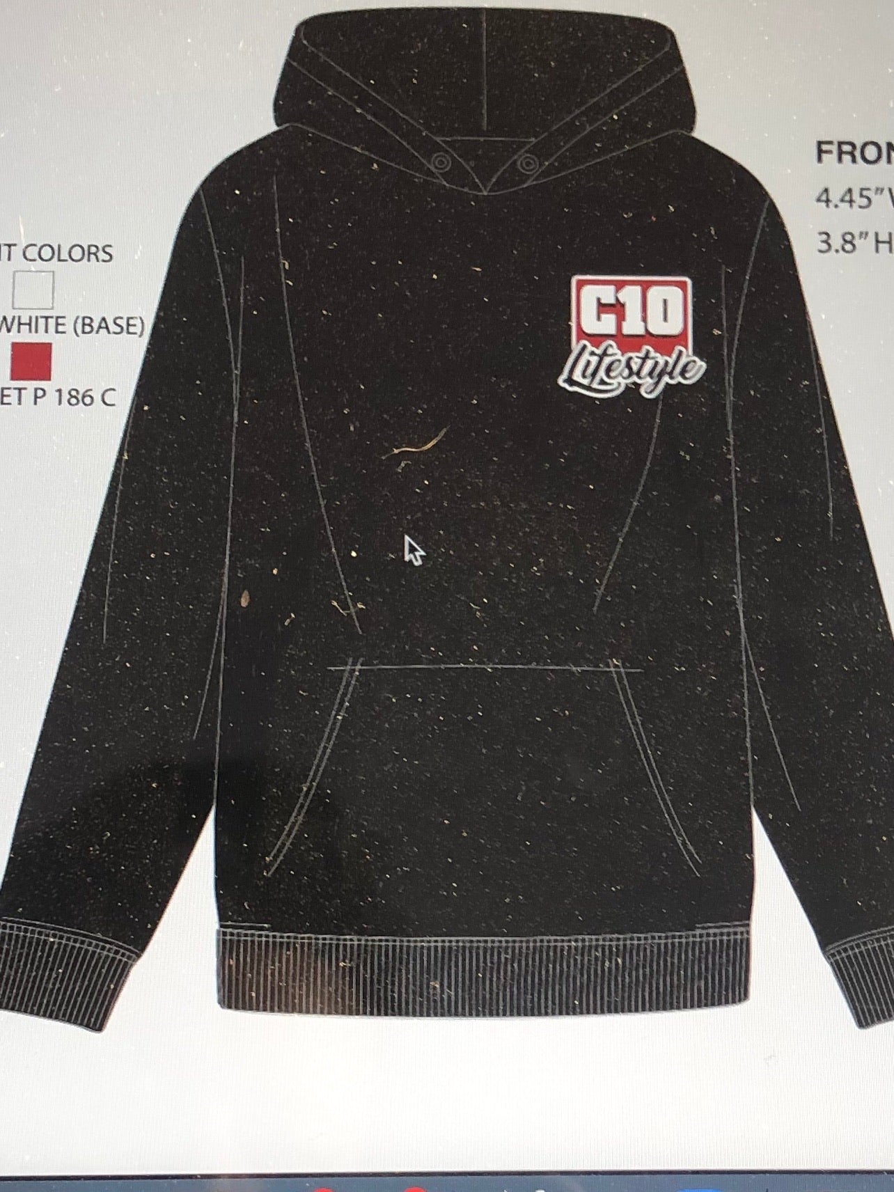 C10 lifestyle Pullover hoodie